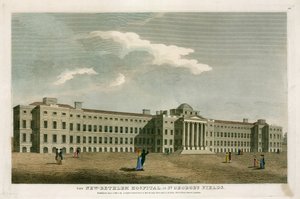 ロンドンのセントジョージズフィールズにある新しいベツレヘム病院 作： English School