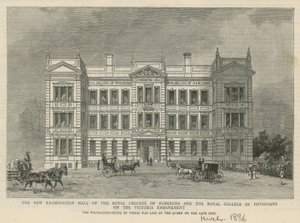 王立外科医大学と王立内科医院の新しい検査ホール 作： English School