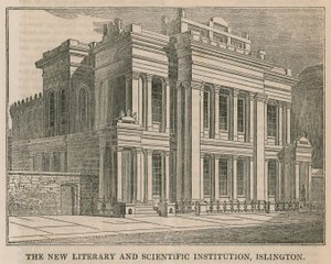 新しい文学と科学機関、イズリントン、ロンドン 作： English School
