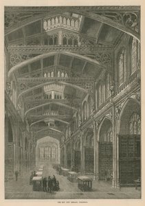 新しい都市図書館、ギルドホール、ロンドン 作： English School