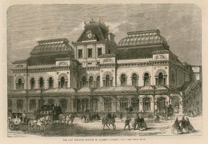 ロンドンのリバプールストリートにある新しい鉄道駅 作： English School