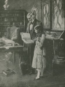 本の中の哲学者と少女 作： English School