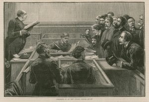 ロンドンでの最近の暴動：ボーストリートポリスコートでの宣誓
