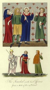 14世紀の彼の将校とのセネシャル