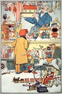 おもちゃ屋、1910年頃