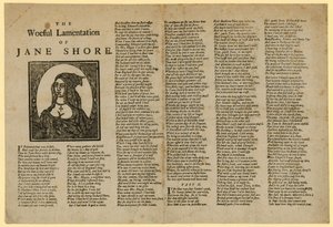 ジェーンショアの悲惨な嘆き 作： English School