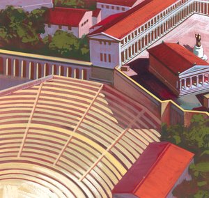 古代ギリシャの劇場 作： English School