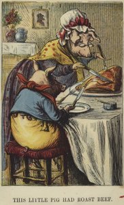 この子豚はローストビーフを食べました 作： English School