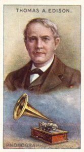 Thomas Alva Edison、蓄音機 作： English School
