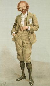 1896年7月にパンチマガジンに掲載された、今日の男性のトーマスホールケイン（1853〜1931年）のイラスト 作： English School