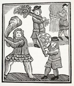 Thomas Hickathrift、John Ashtonによる18世紀のChap-booksのイラスト、パブ。 1882