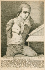 トーマスイングルフィールド、1769年12月18日、ハンプシャーのフックで生まれ、腕も脚もなし 作： English School