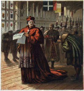 Thomas Wolsey (v.1475-1530), イギリスの枢機卿、政治家。 作： English School