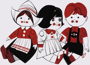 3つの人形 作： English School