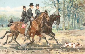 田舎の3人の馬ライダー 作： English School