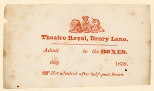 ロンドンのドルリーレーンシアターのチケット 作： English School