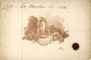 1804年4月2日、ロンドンのマンションハウスでのボールのチケット 作： English School