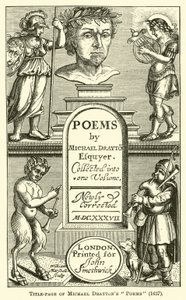 マイケルドレイトンズ詩のタイトルページ、1637 作： English School