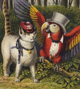 Tittums and Fido（カラーリトグラフ