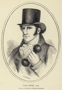 トムオーウェン、1820年、ジョージシャープルズの肖像から 作： English School