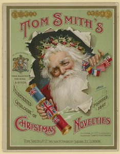 Tom Smith＆Co Ltd、クリスマスノベルティ、クリスマスクラッカー、パンフレットカバー 作： English School