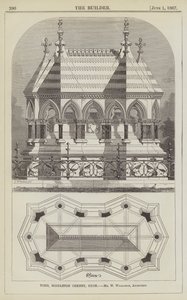 Tomb, Middleton Cheney, Oxon, Mr W Wilkinson, Architect（彫刻 作： English School