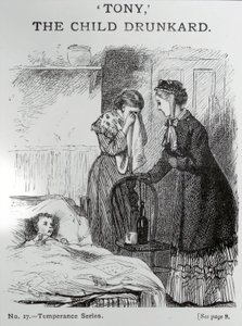 酔っ払った子供のトニー、1860年頃 作： English School