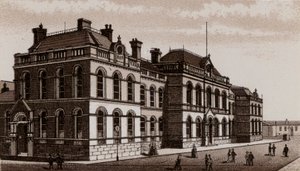 タウンホール、ベルファスト（リトグラフ 作： English School