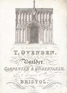 トレードカード、T Ovenden 作： English School