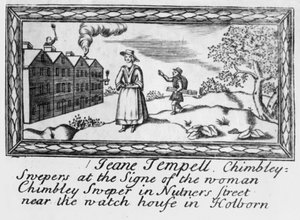 Jeane Tempellのトレードカード、Chimbley Swepers 作： English School