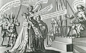 味の広大な地域の主権皇后の裁判、1771年 作： English School