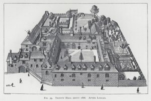1688年頃のトリニティ・ホール、ログガンの後（エングレーヴィング