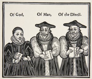 トリプルエピスコパシー、ラウドのピューリタン党とコートビショップによる風刺、1641年のトラクト 作： English School