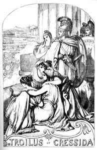 Troilus et Cressida - (Troilus and Cressida) - 1866年「Works complete by William Shakespeare」の挿絵 - この版の挿絵と全体の形は、ロンドンで出版されたCassell