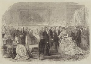 審議会開催中にローマのフランス大使館で行われた火曜日のレセプション(彫刻) 作： English School