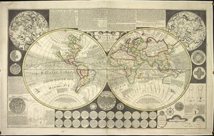 二半球の世界地図 作： English School