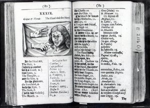 World Sensualium Pictus Comeniusの2ページ、1659 作： English School