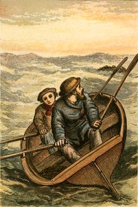 リースクと彼の幼い息子がストロムネスを離れて救った二人 作： English School