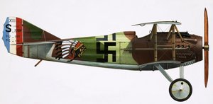 正体不明の複葉機 作： English School
