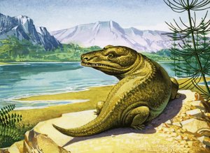未確認のワニのような恐竜