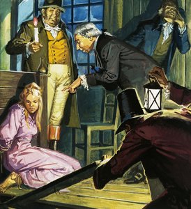 正体不明の少女が男性のグループに囚われている 作： English School