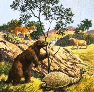 正体不明の先史時代の生き物