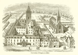 グラスゴー大学、1650年 作： English School