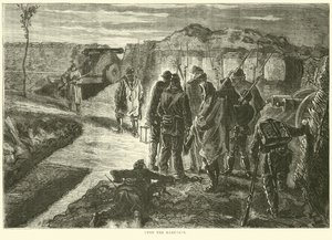 1870年10月の城壁 作： English School