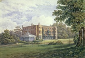 バレンタインズハウス、イルフォード、エセックス、c.1835（紙にトイレ） 作： English School