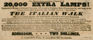 ボクスホールガーデンズ、ロンドン：イタリアンウォーク 作： English School