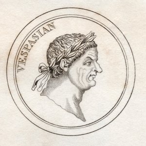 1825年に出版された「クラブの歴史辞典」からのウェスパシアヌス 作： English School
