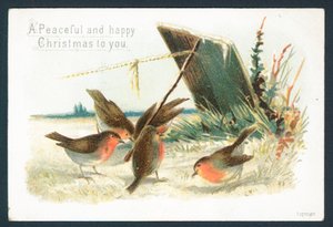 ビクトリア朝のクリスマスカード-あなたに平和で幸せなクリスマス 作： English School