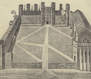 イートンの眺め、1622年（グラビア） 作： English School
