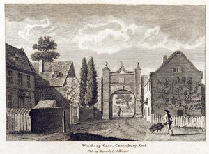 ウィンチープゲートの眺め、1784 作： English School